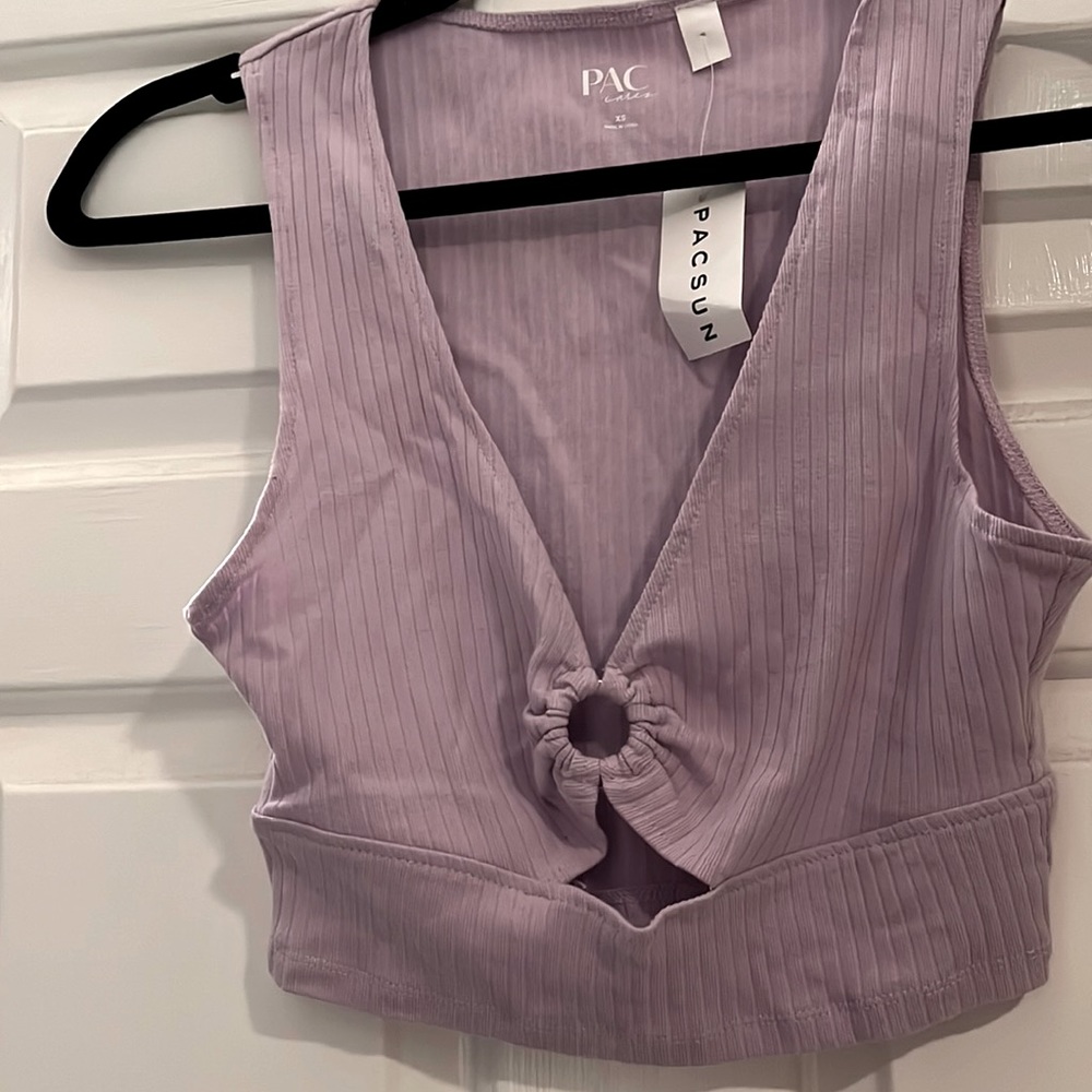 Pacson cropped tank top NWT